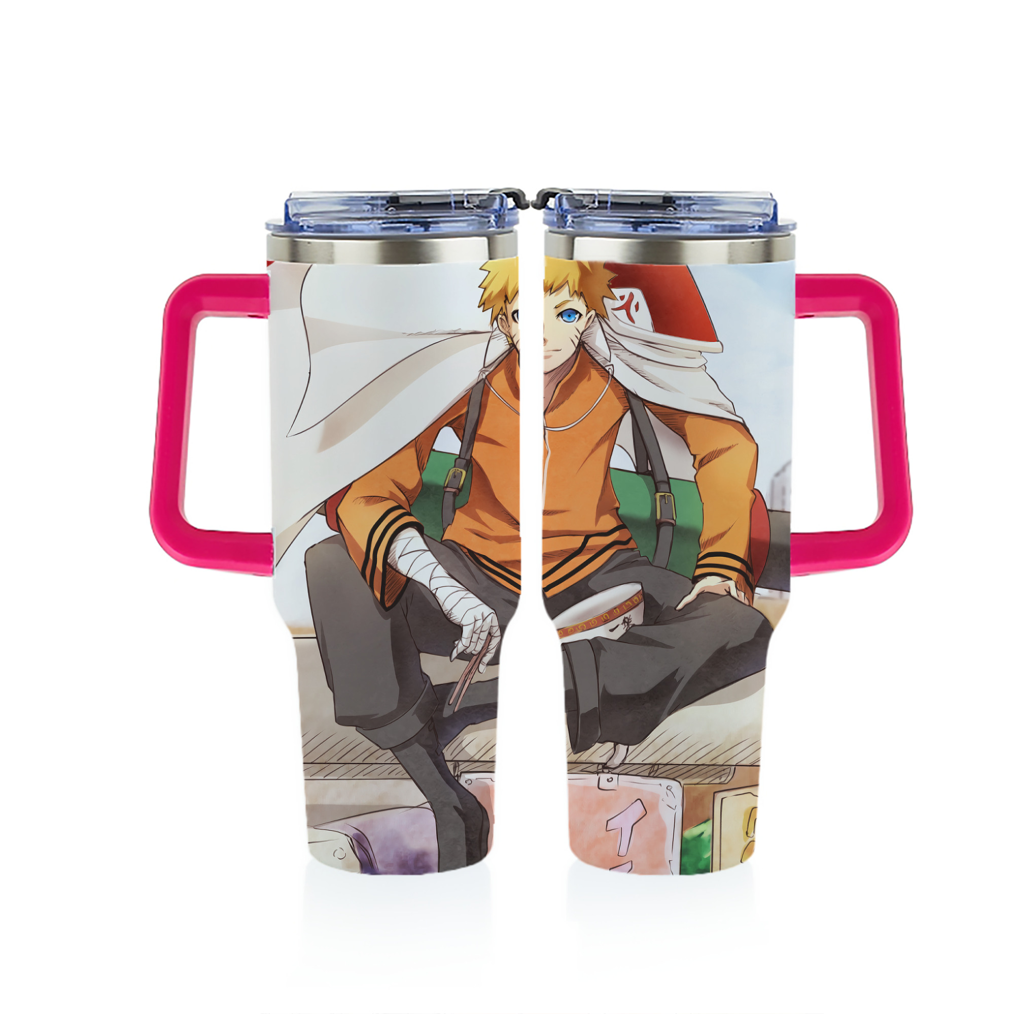 （画像用） NARUTO -ナルト- NARUTO -ナルト- 疾風伝 1200ｍLフルプリント車用タンブラー